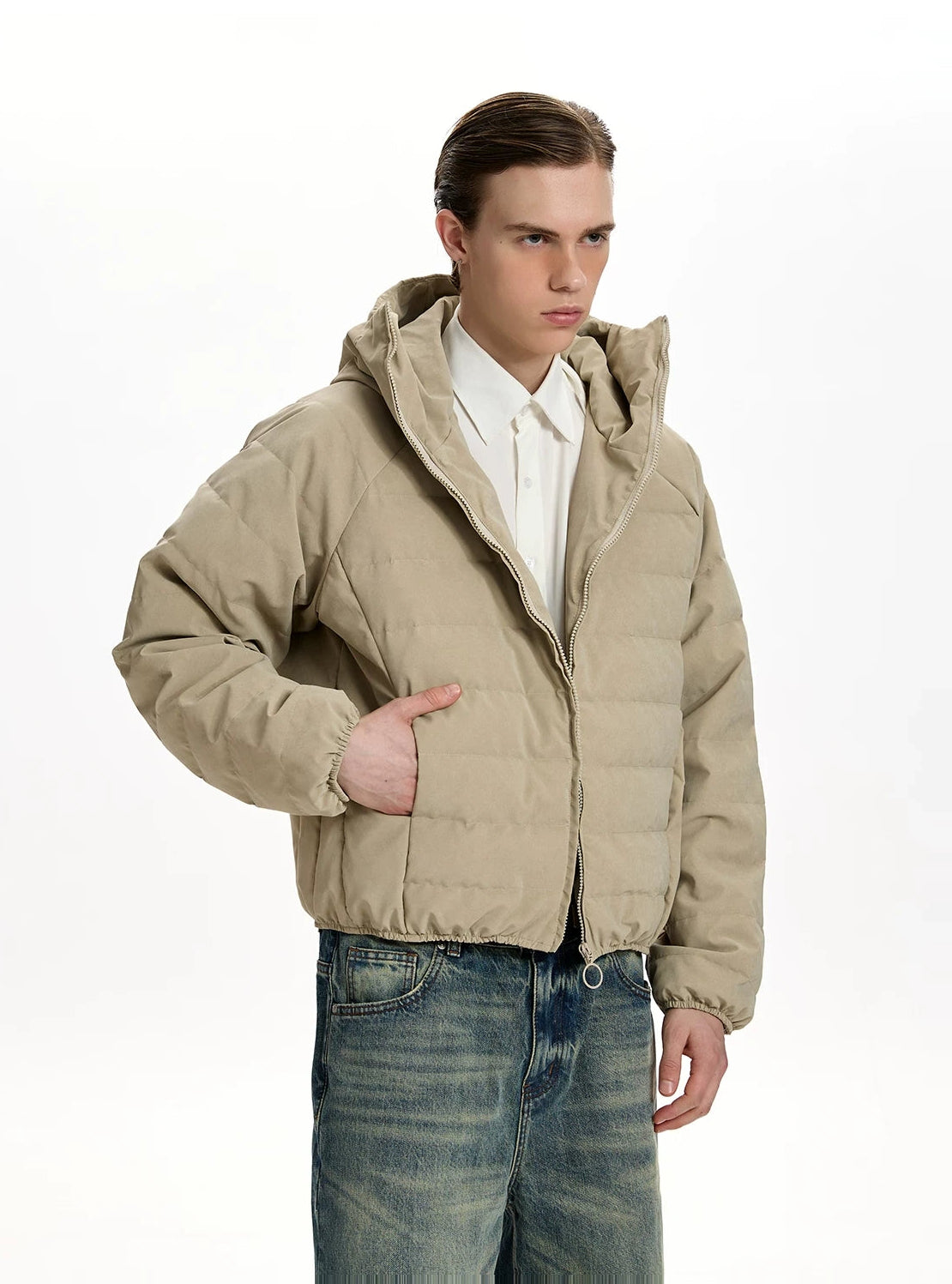 Hooded Down Puffer Jacket