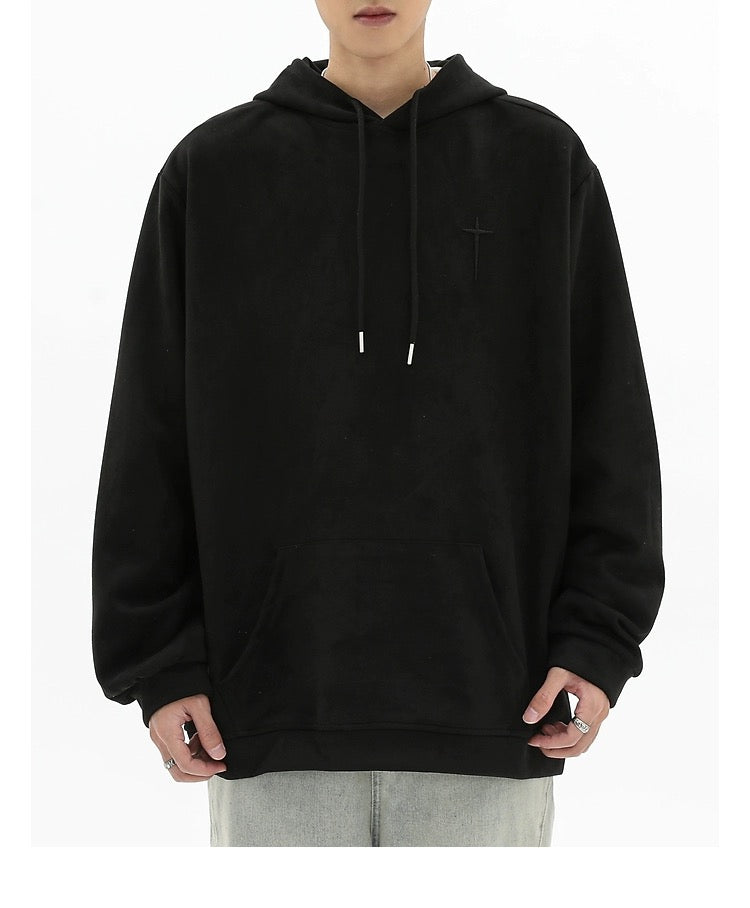 N.15004 Cross Embroidered Hoodie