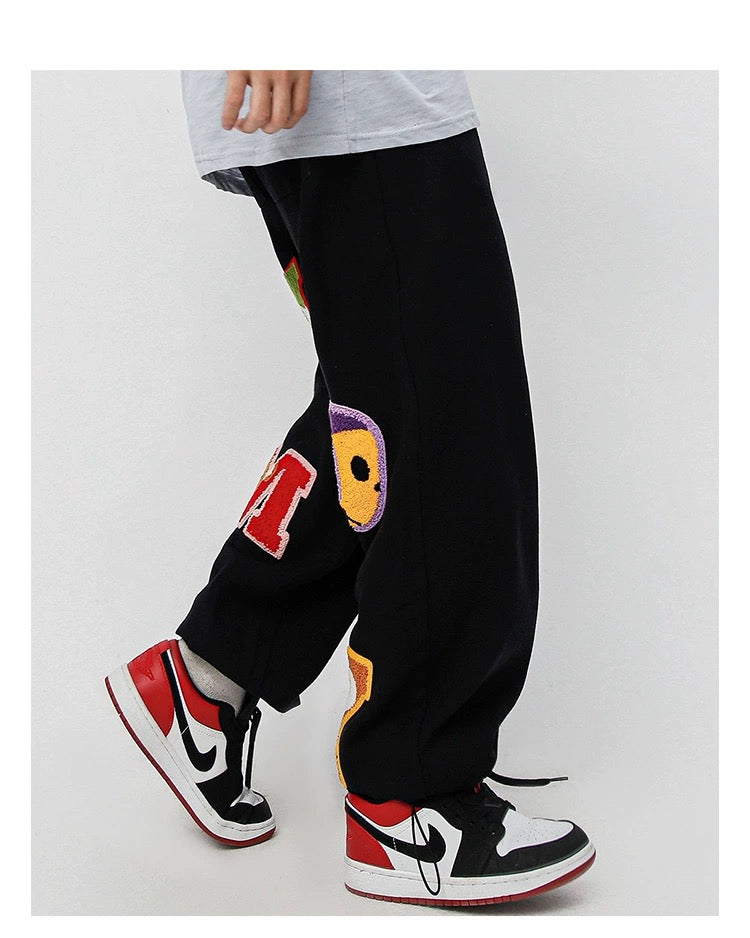 N.21004 HDMY Embroidered Drawstring Pants