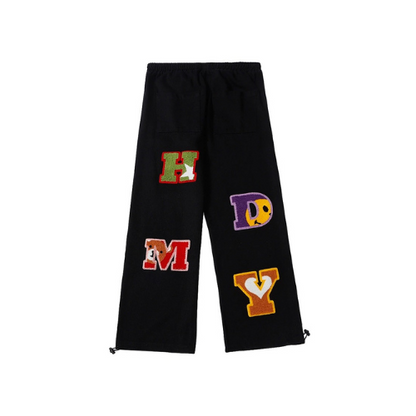 N.21004 HDMY Embroidered Drawstring Pants