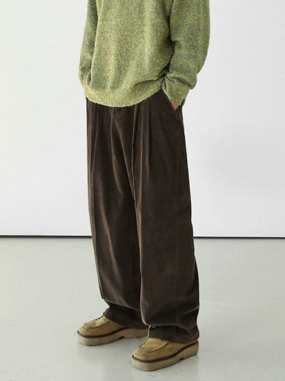 N.21008 Retro Brown Casual Pants