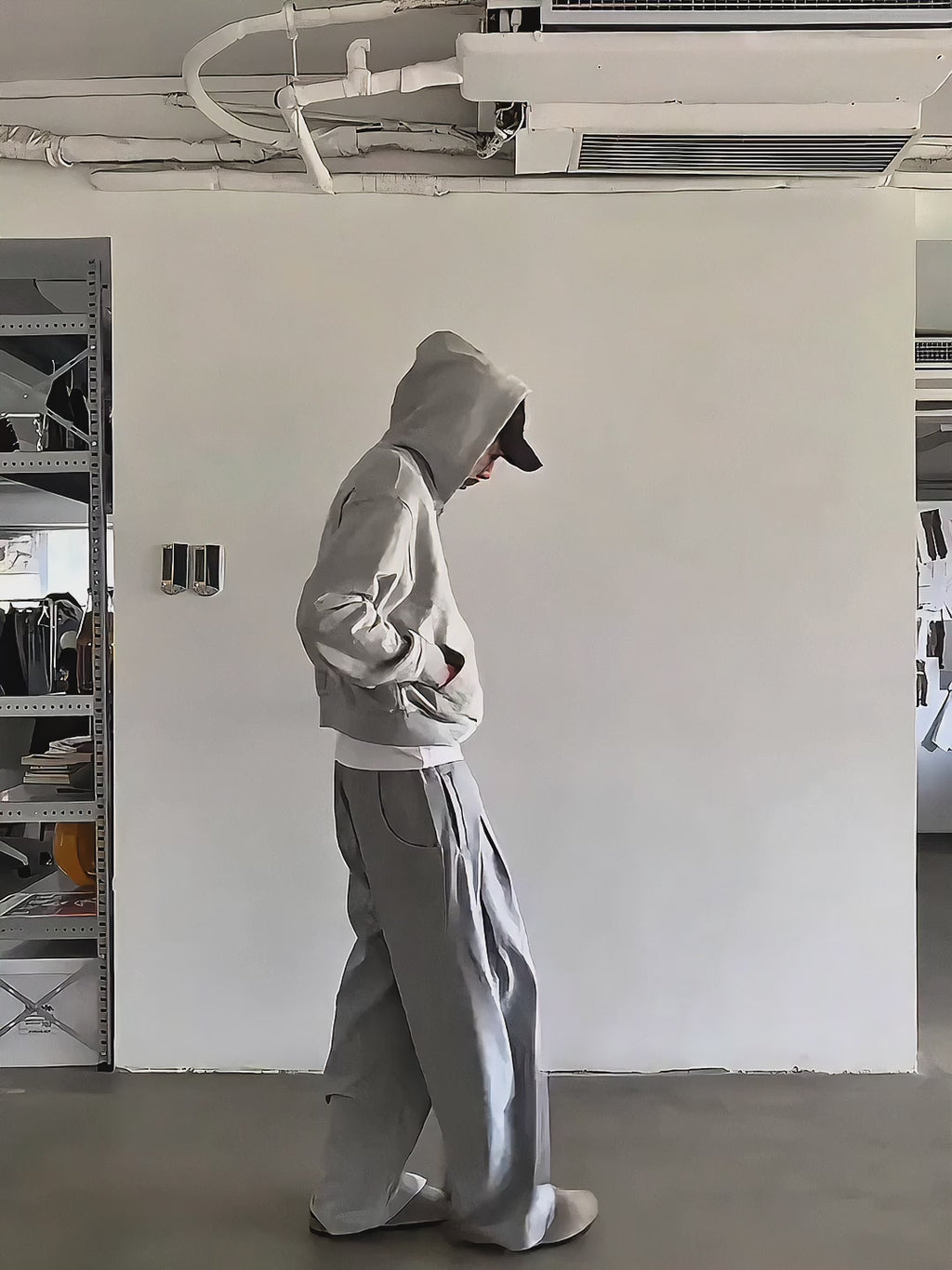 Retro Straight-Leg Sweatpants